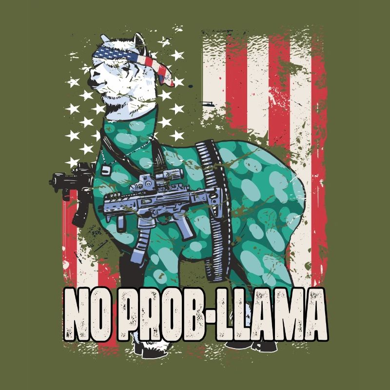 LLambo Alpaca Llama Funny NO PROB-LLAMA