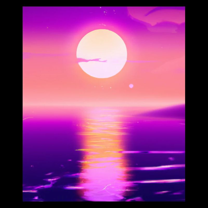 Vaporwave Sun Synthwave Sunset