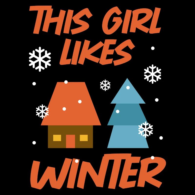 Mädchen mag Wintersaison gemütlichen