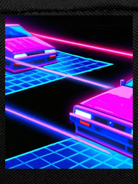 Vaporwave Aesthetic Synthwave Car