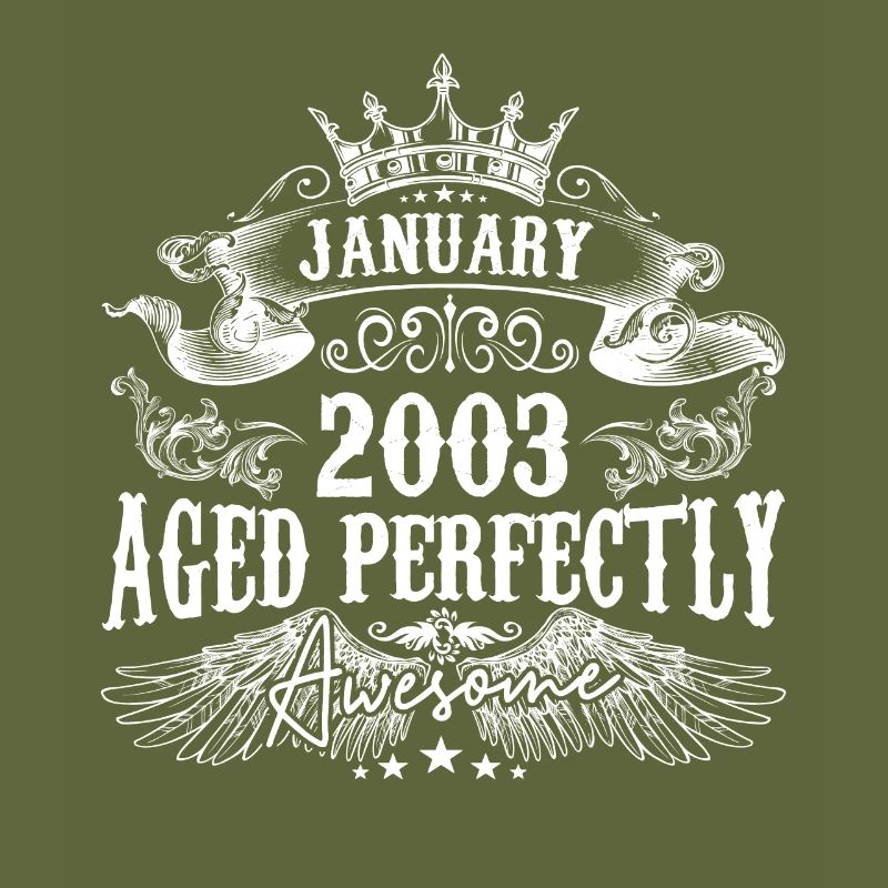 2003 | Januar 2003 Geburtstag Perfekt gealtert