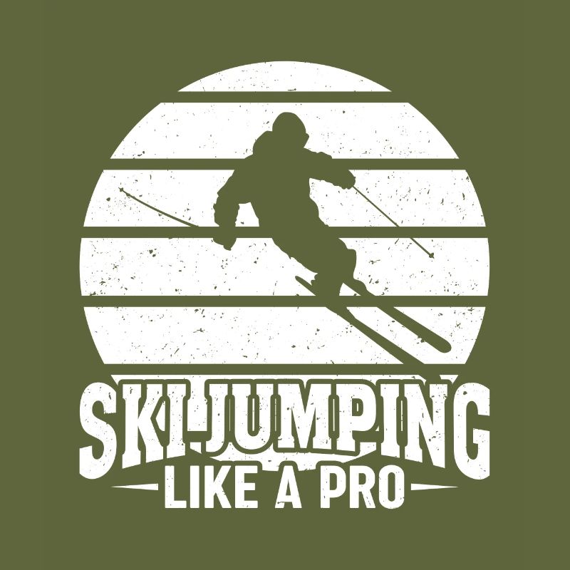 Saut à ski comme un pro Coucher de soleil