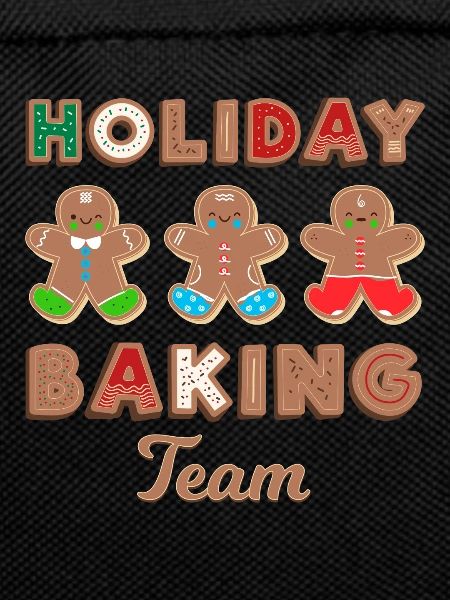 Holiday Baking Team Gingerbread Man