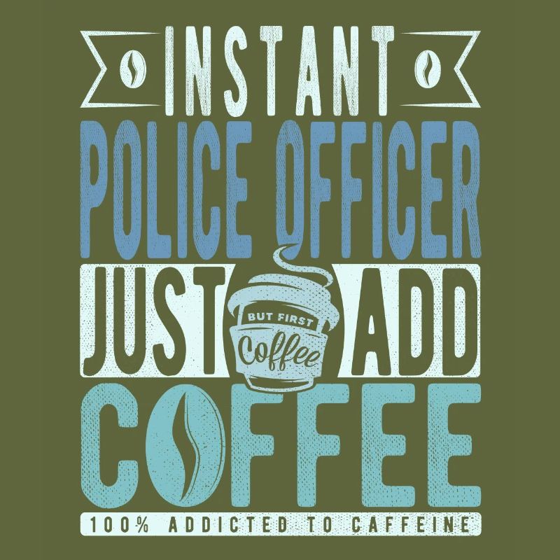 Café de policier disant