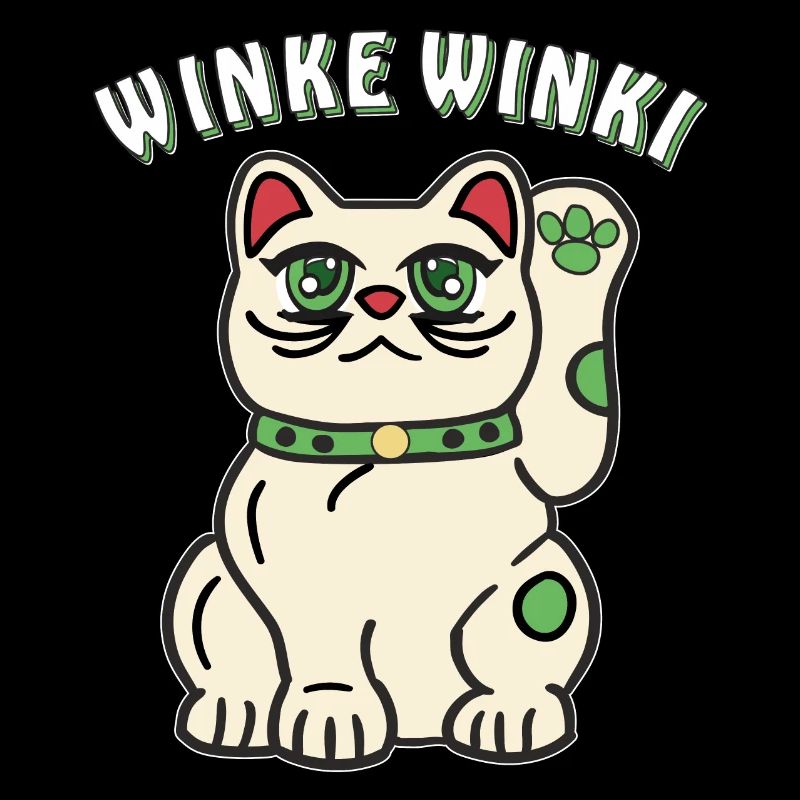 CAT WAVING WINKI
