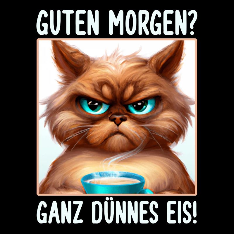 Kaffee Morgenmuffel Mitarbeiter Kaffee Katze