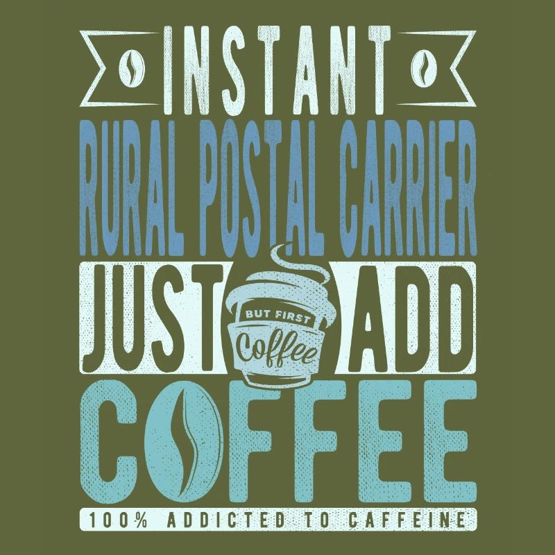 Ländlicher Postleitzertagung Kaffee Spruch