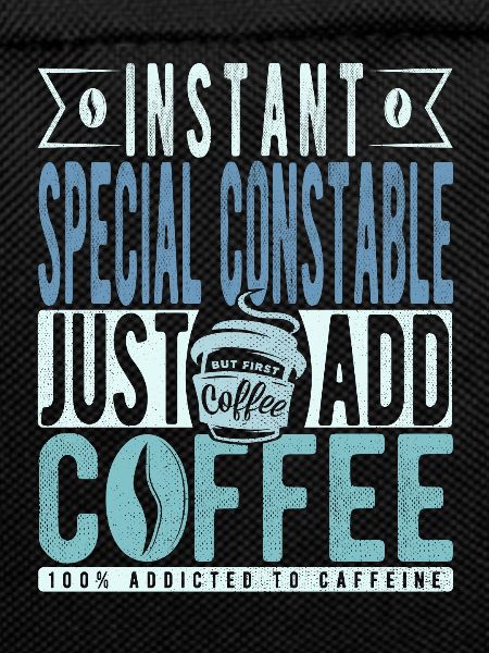 Special policeman coffee saying