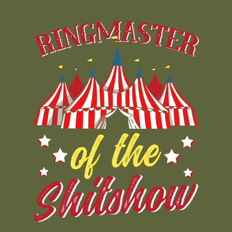 Accessoires de fête de cirque - Ringmaster of Shit