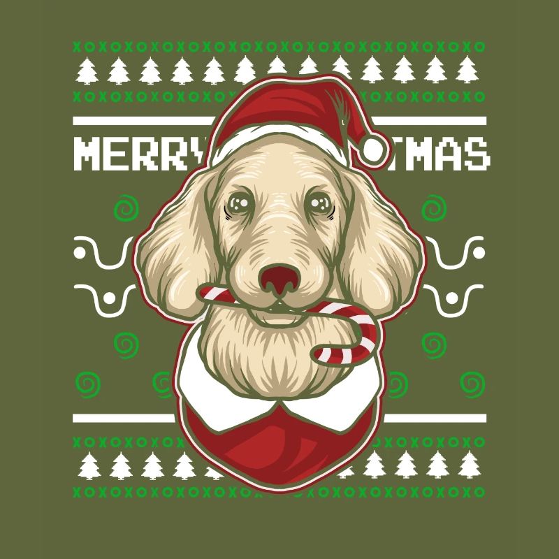 Pull de Noël moche Tshirt Chien de Noël