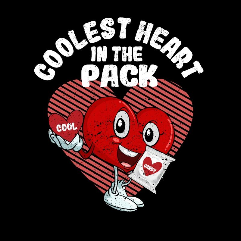Le cœur le plus cool du pack drôle de Saint-Valentin