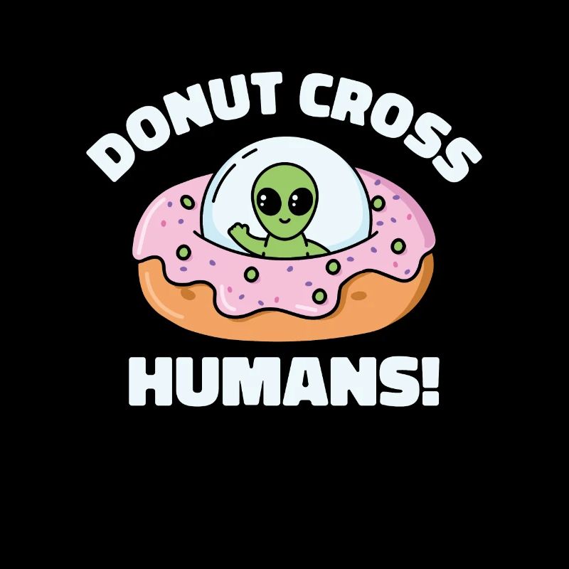 Alien Donut UFO Mignon Alien Head Aliens