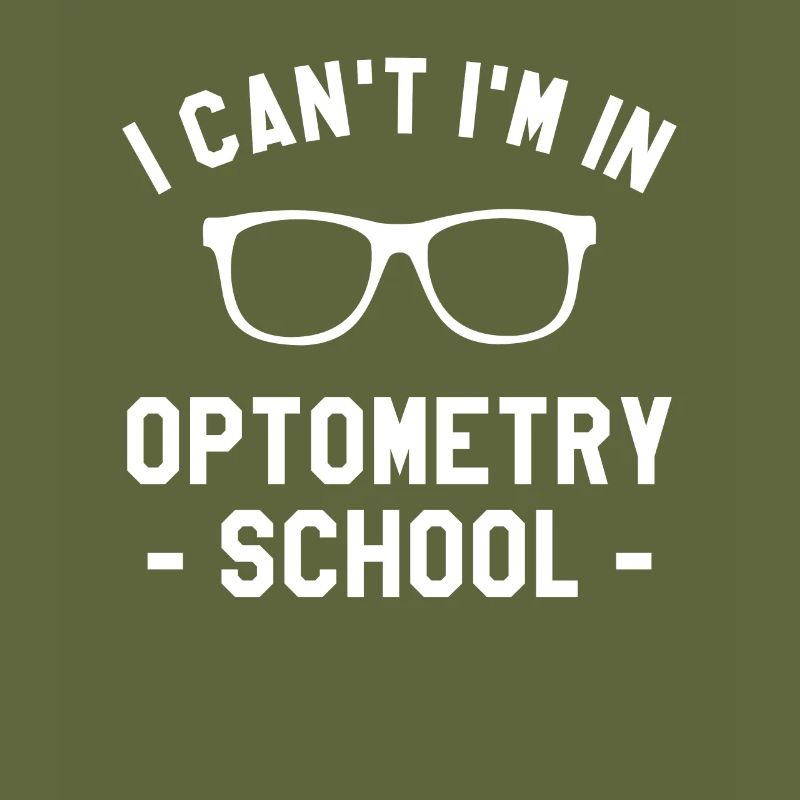 Ich kann nicht Ich bin in Optometrie Schule Optometrist