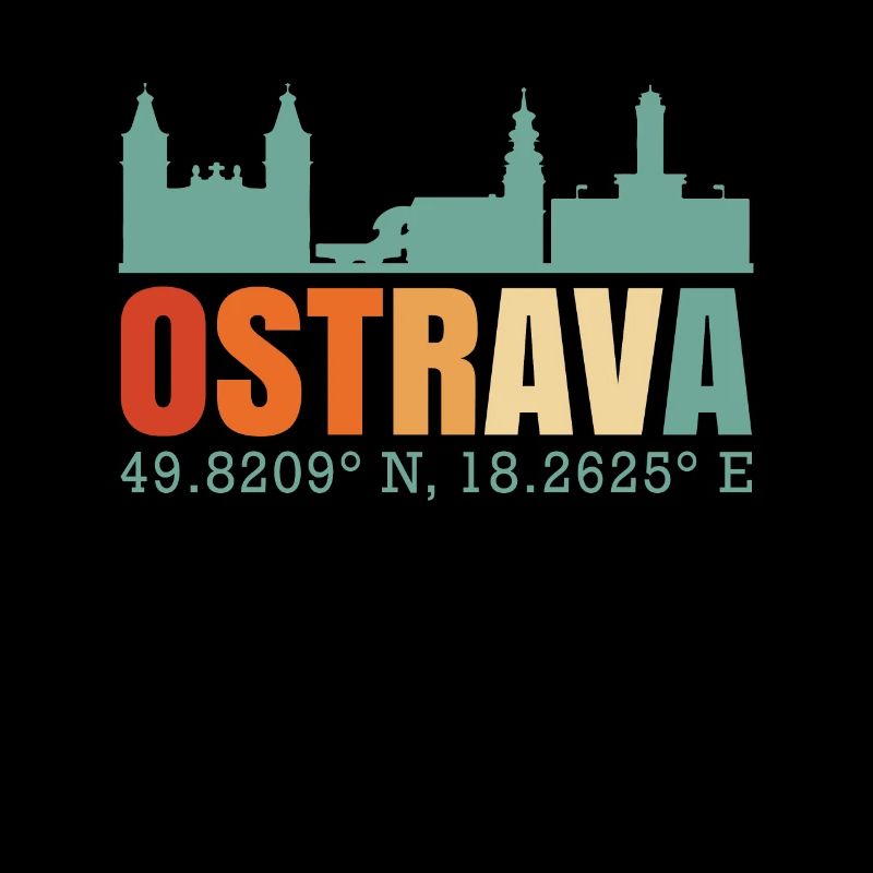 Ostrava Czech Republic Skyline
