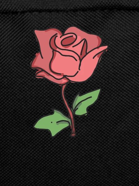 Rose Red Rose Hand-drawn