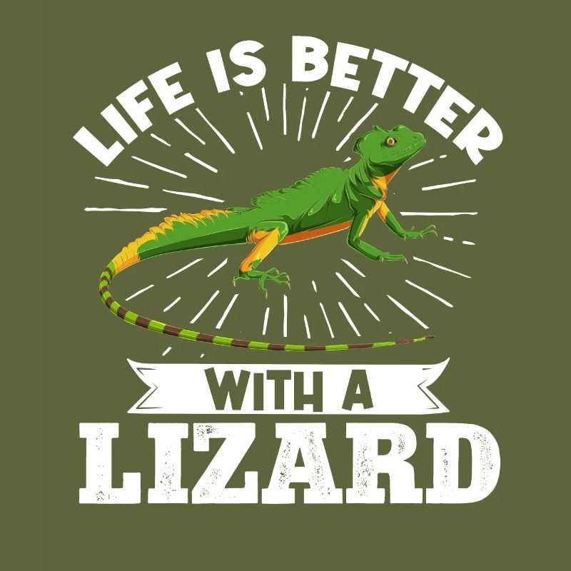 Das Leben ist besser mit Eidechsen Eidechsen Repti