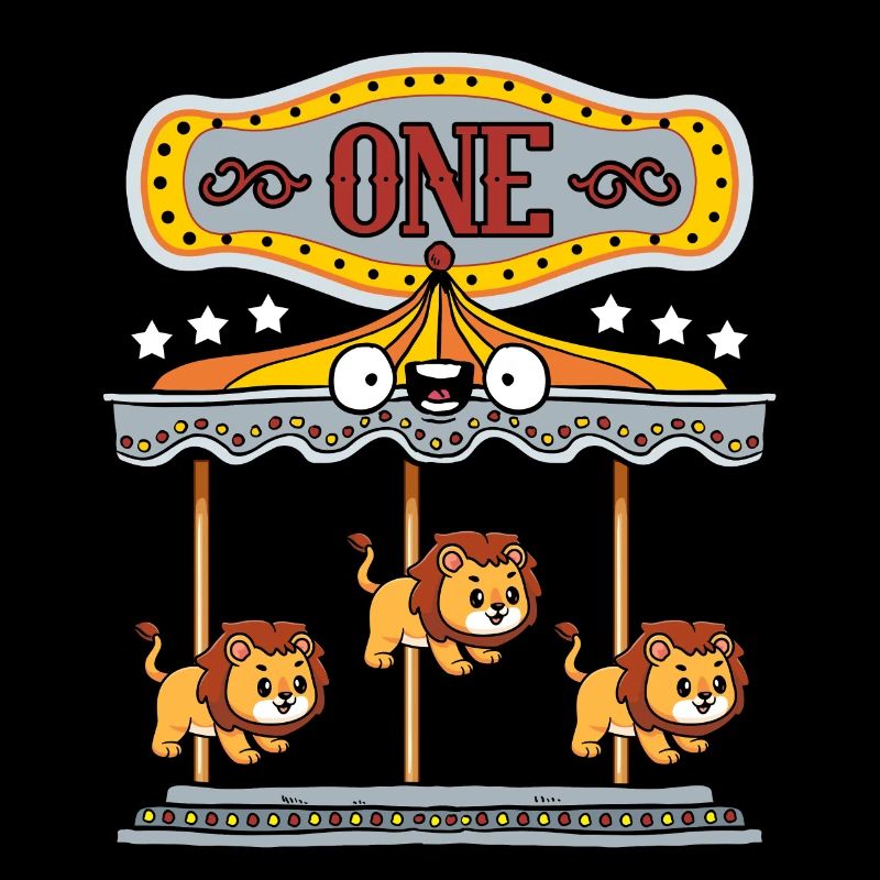 Karussell-geburtstagsfeier