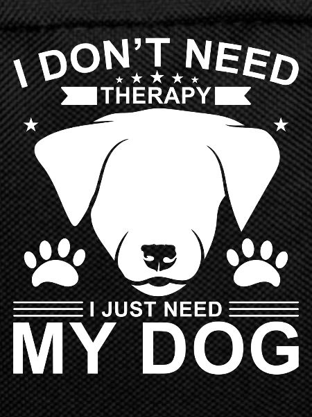 Therapy dog saying