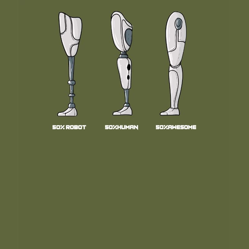 Amputation Bein Protese Cyborg Unfall Arm