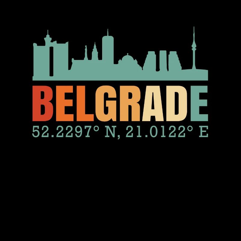 Belgrad Serbien Skyline