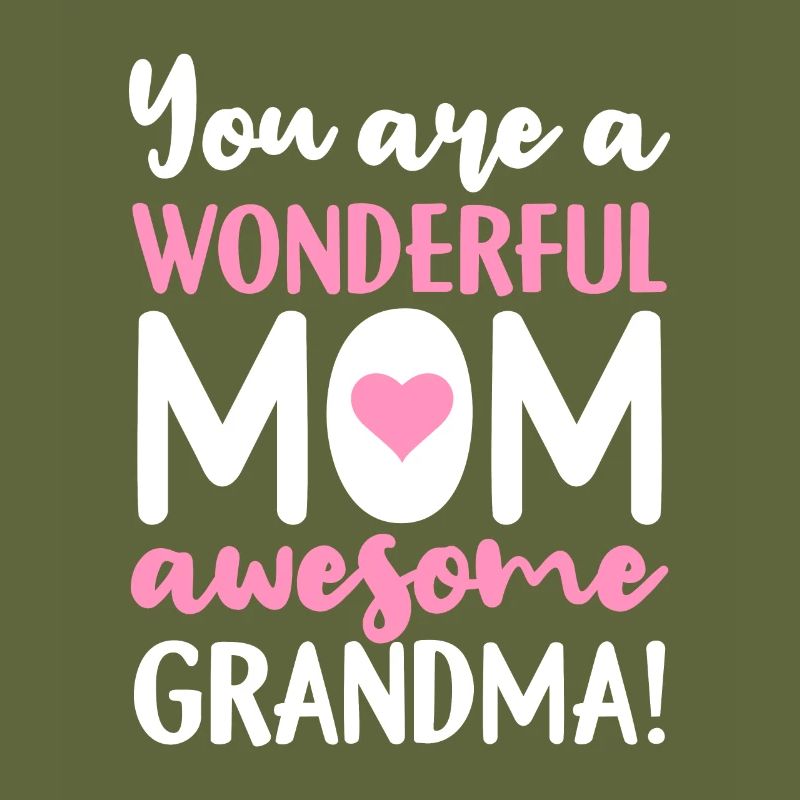 Muttertag Du bist eine wunderbare Mutter Oma