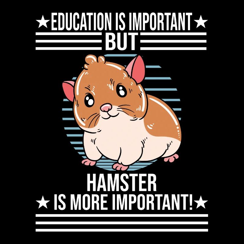 Je préfère être avec mon hamster