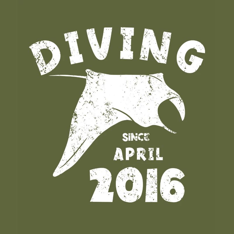 Taucher Geburtstag - Diving since April 2016