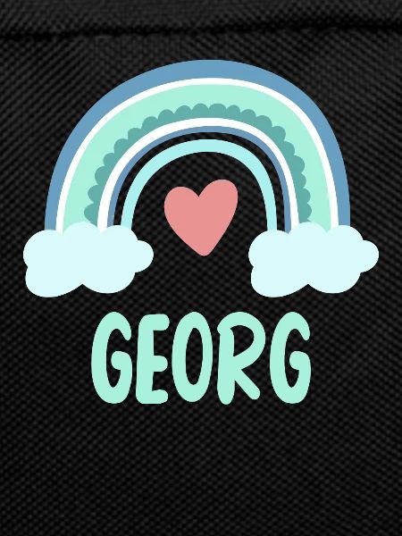 Georg Name Rainbow Baby