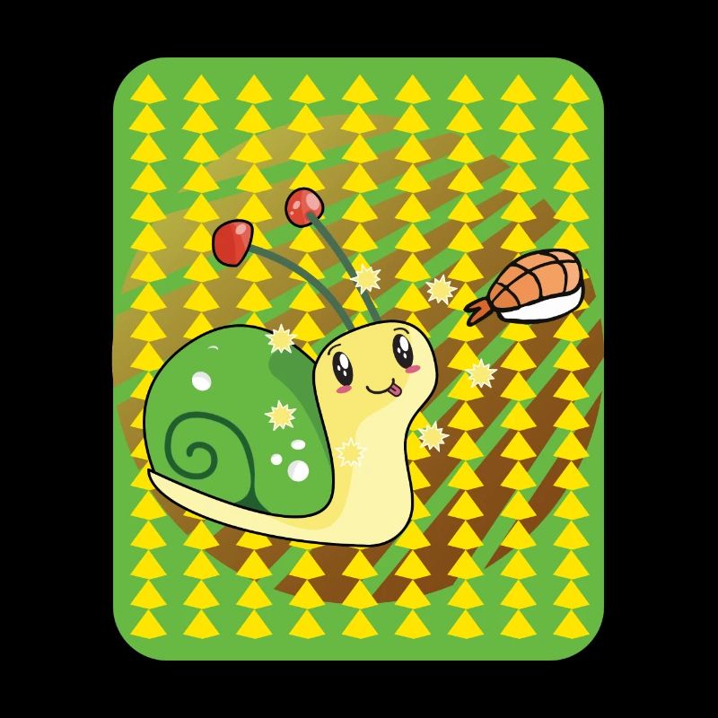 Snail with sushi