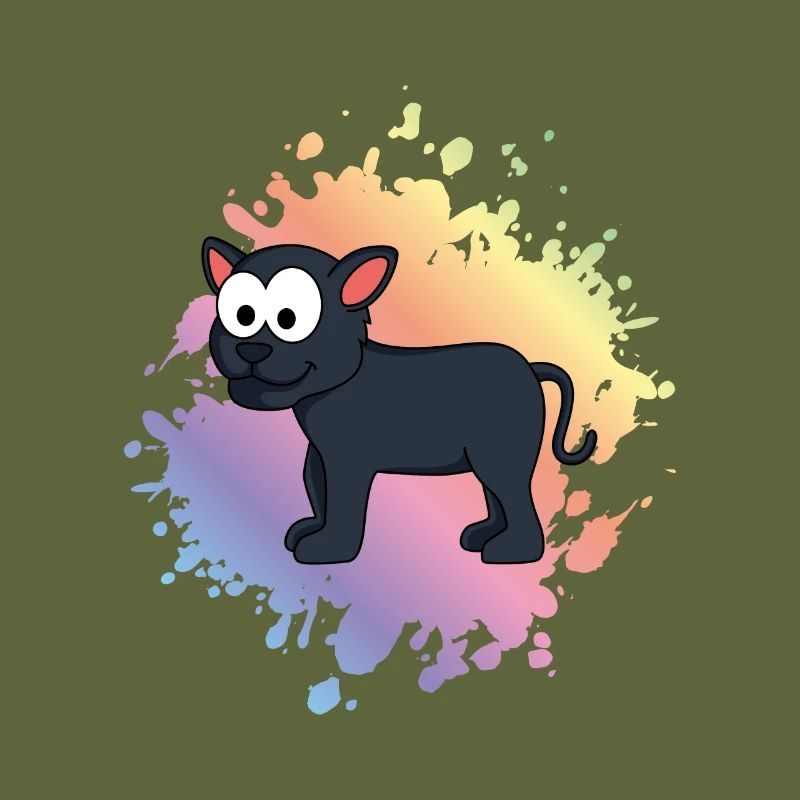 Panther Comic Animal