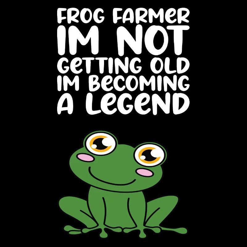 Frosch Ich Werde Nicht Alt, Ich Werde Eine Legende