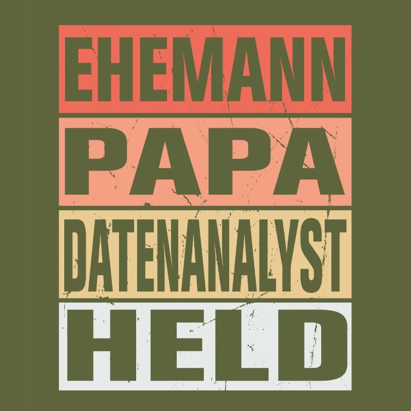 Datenanalyst Vater Ehemann Held