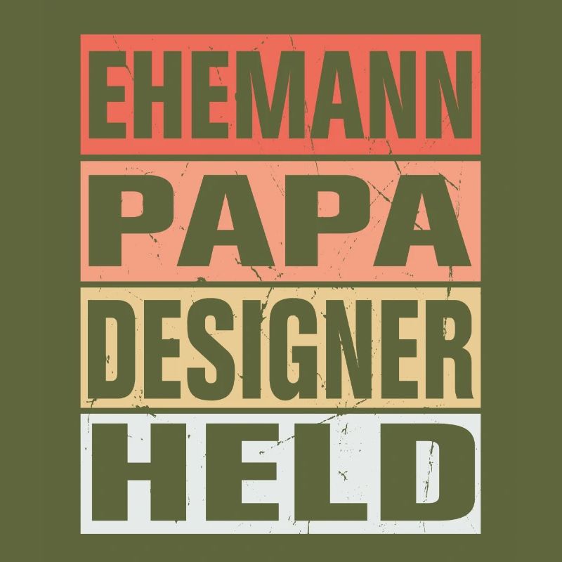 Designer Vater Ehemann Held