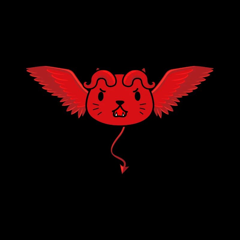 Cute devil cat