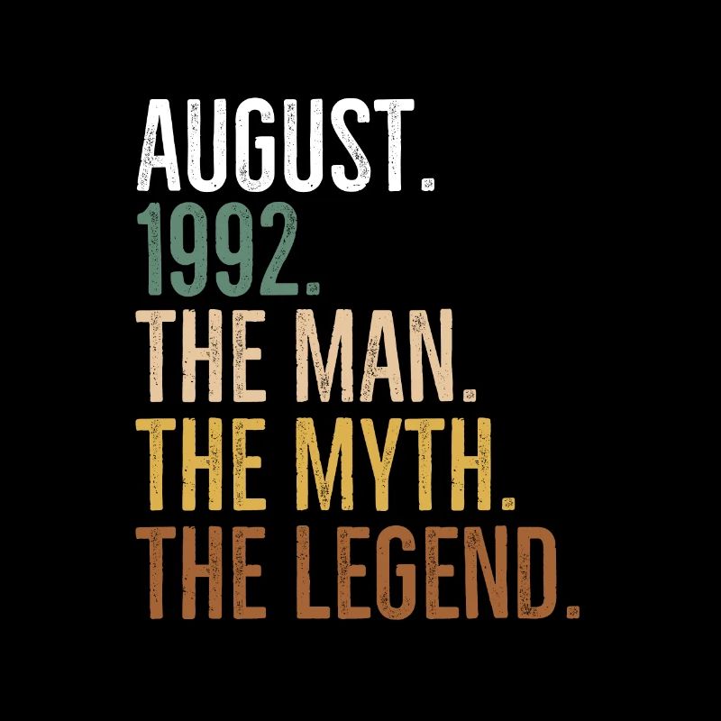 August 1992 Der Mann Der Mythos Die Legende