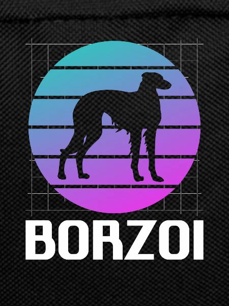 Retro Borzoi Dog Lover