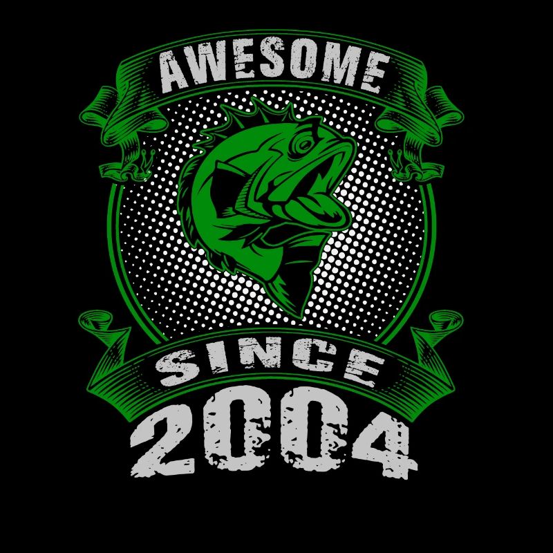 Awesome since 2004. Angel, Angler Geburtstag