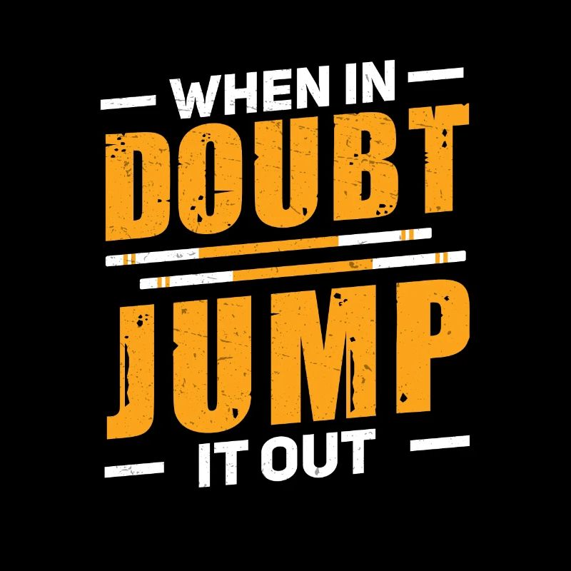When In Doubt Jump It Out Funny Pole Jumping