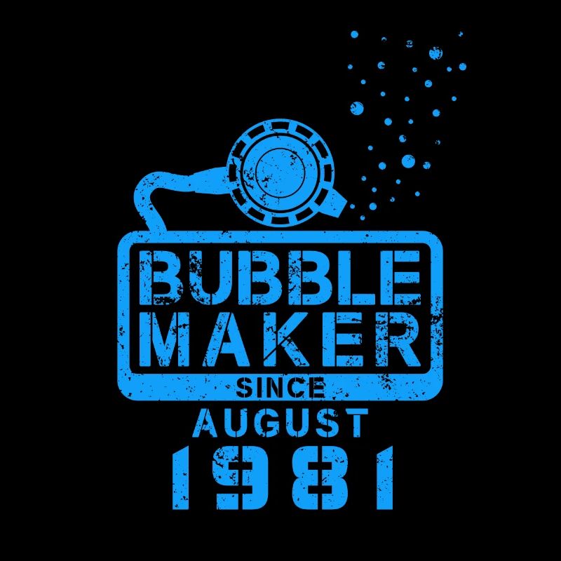 Plongeur Birthday Bubblemaker depuis août 1981