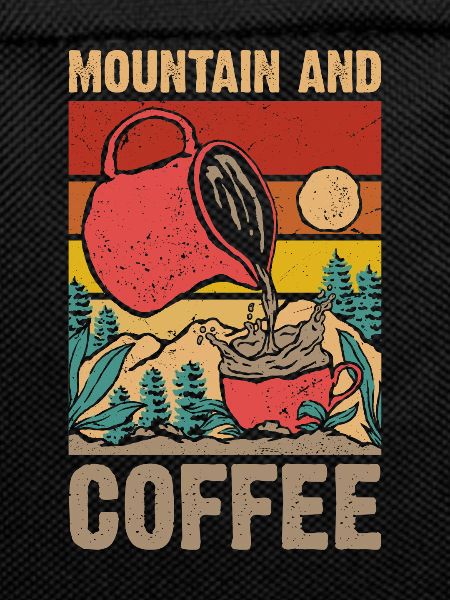Mountain and coffee