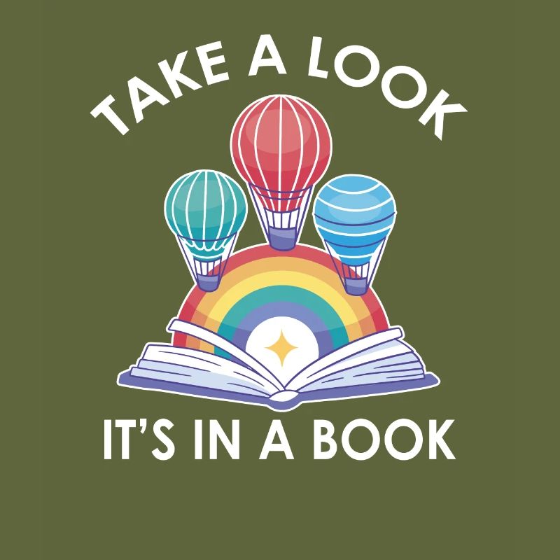 Jetez un coup d’œil C’est un livre Retro Rainbow Reading