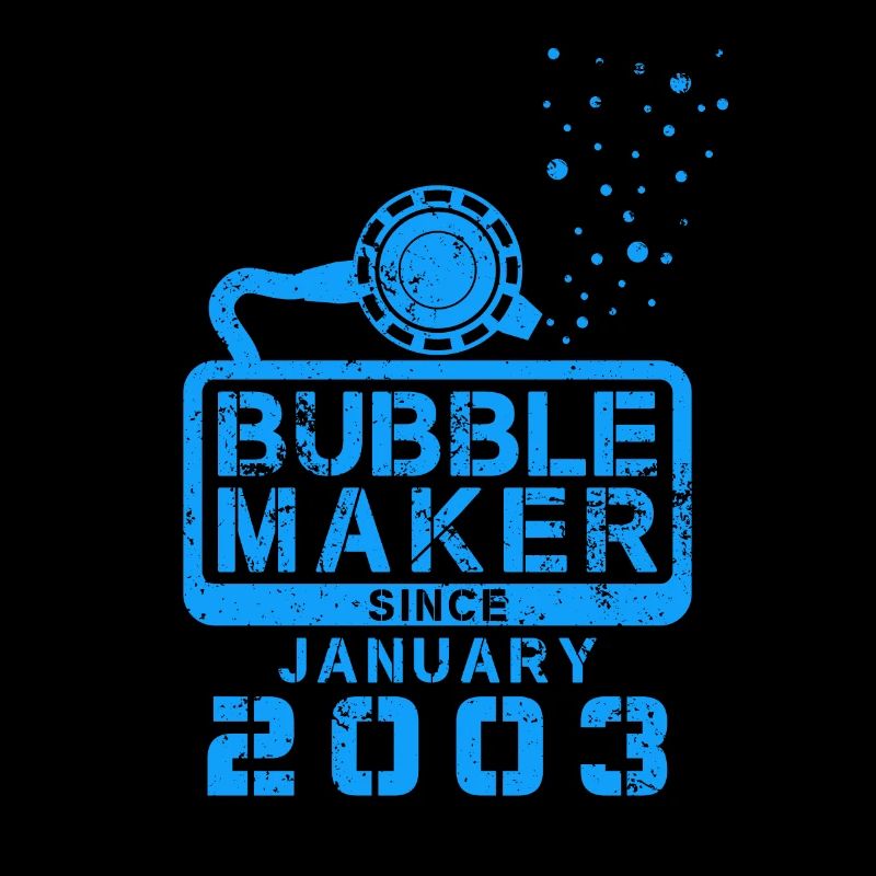 Taucher Geburtstag Bubblemaker seit Januar 2003
