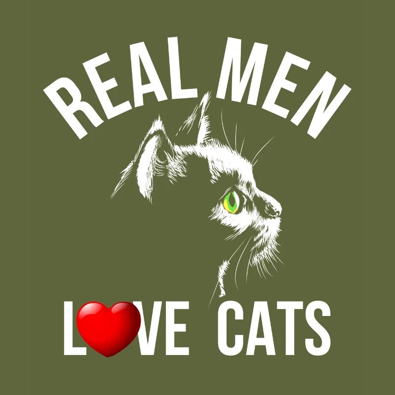 Echte Männer Lieben Katzen