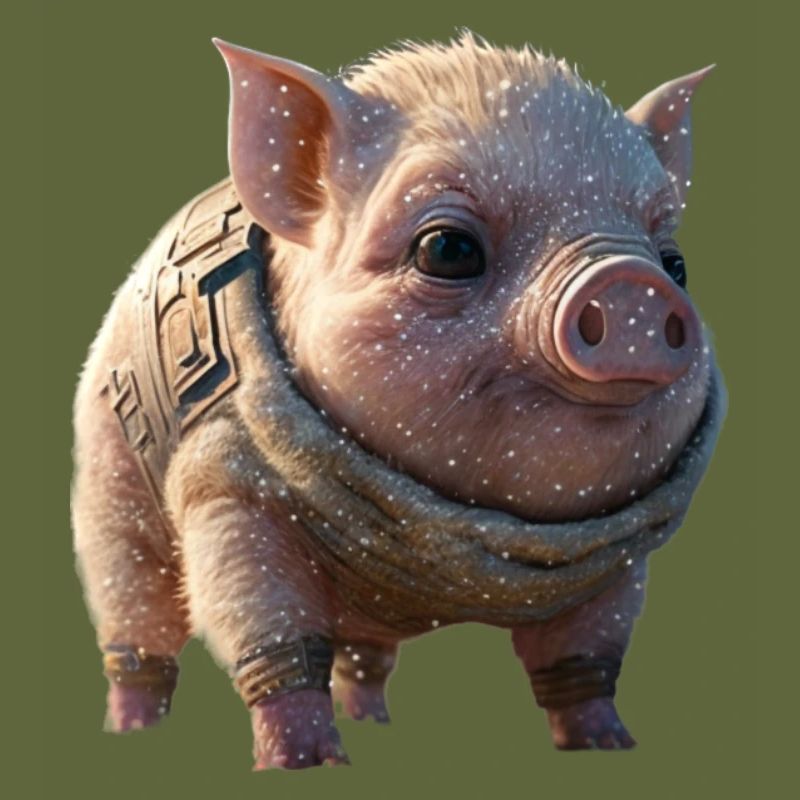 Cochon de l’espace doux