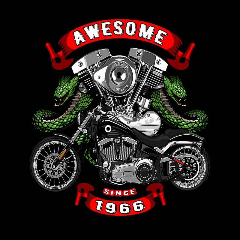 Awesome since 1966, Biker Geburtstag