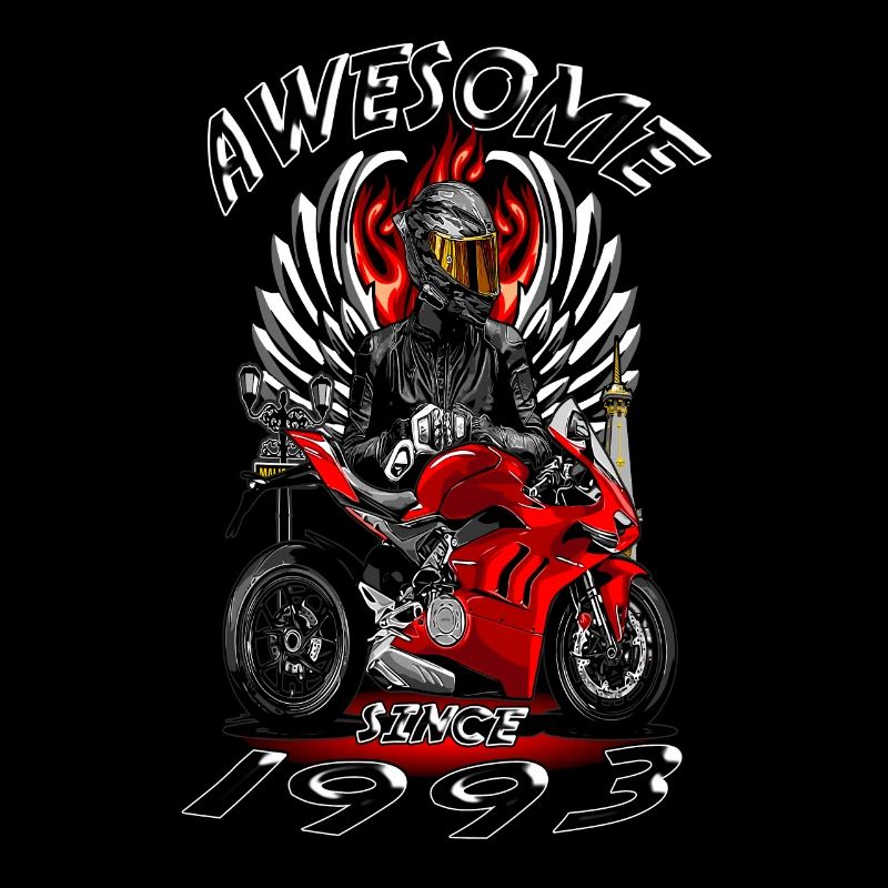 Awesome since 1993, Biker Geburtstag