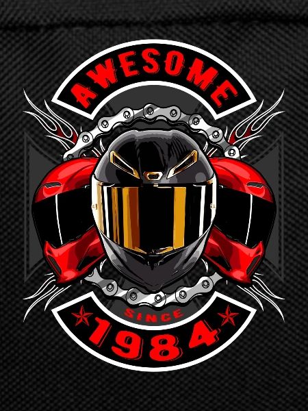 Awesome since 1984, biker's birthday