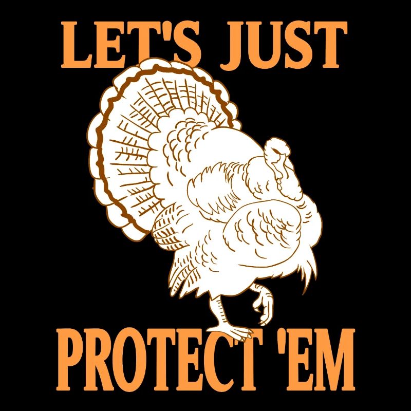 Protégeons-les simplement dinde rétro Animal Lover