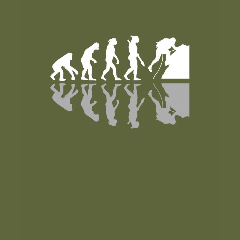 Climbing Human Evolution Rock Climbers Humor Climb
