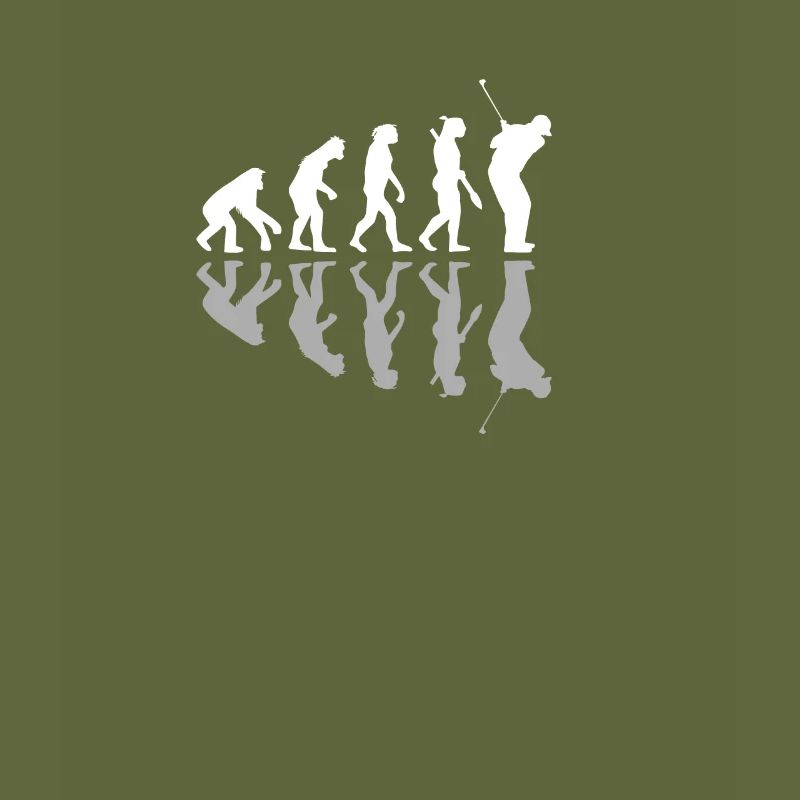 Golfing Human Evolution Golfer Humor Golf Playera